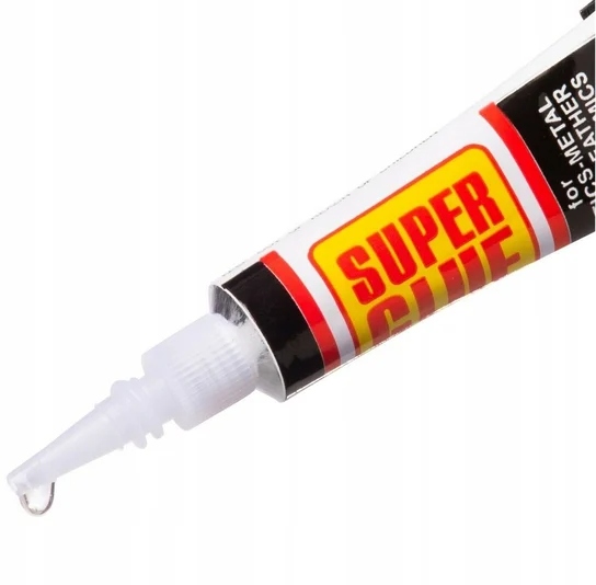 KLEJ SUPER GLUE SZYBKI MOCNY ZESTAW STRONG 3SZTUKI Typ Cyjanoakrylowe