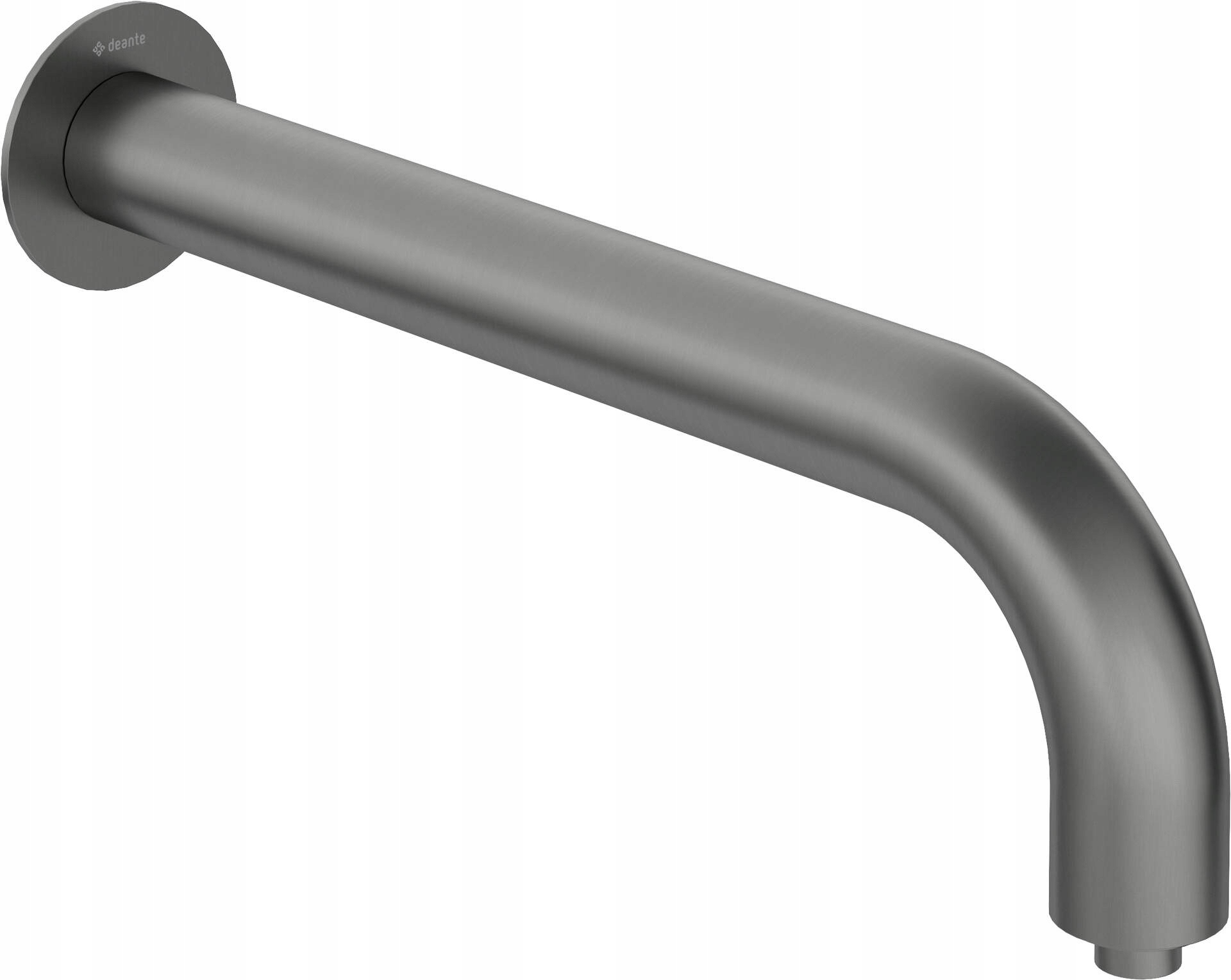 Nástenný sprchový výtok 380 mm Mosadz Titanium Montáž pod omietku