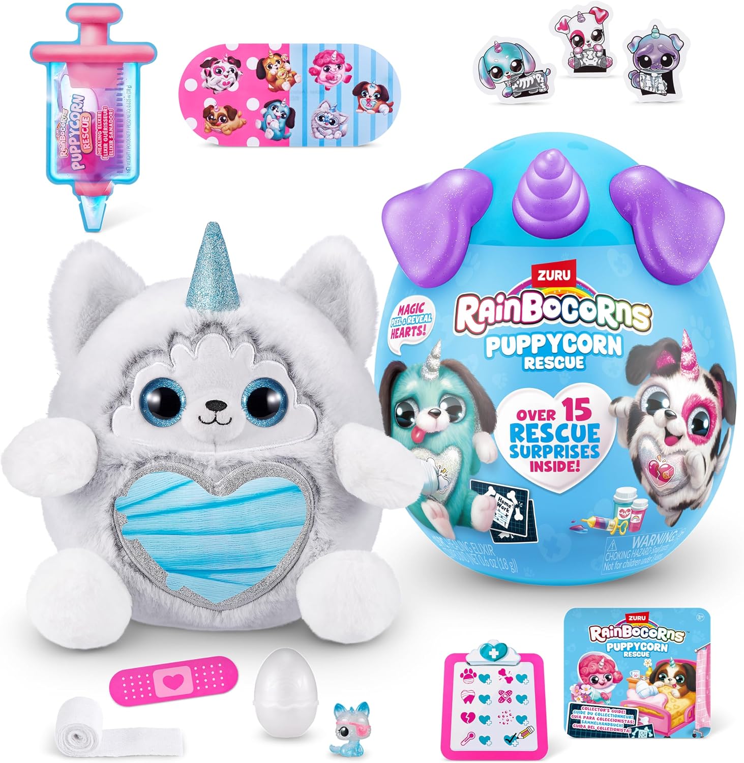 Rainbocorns Puppycorn Rescue Surprise Husky Jajko Zuru