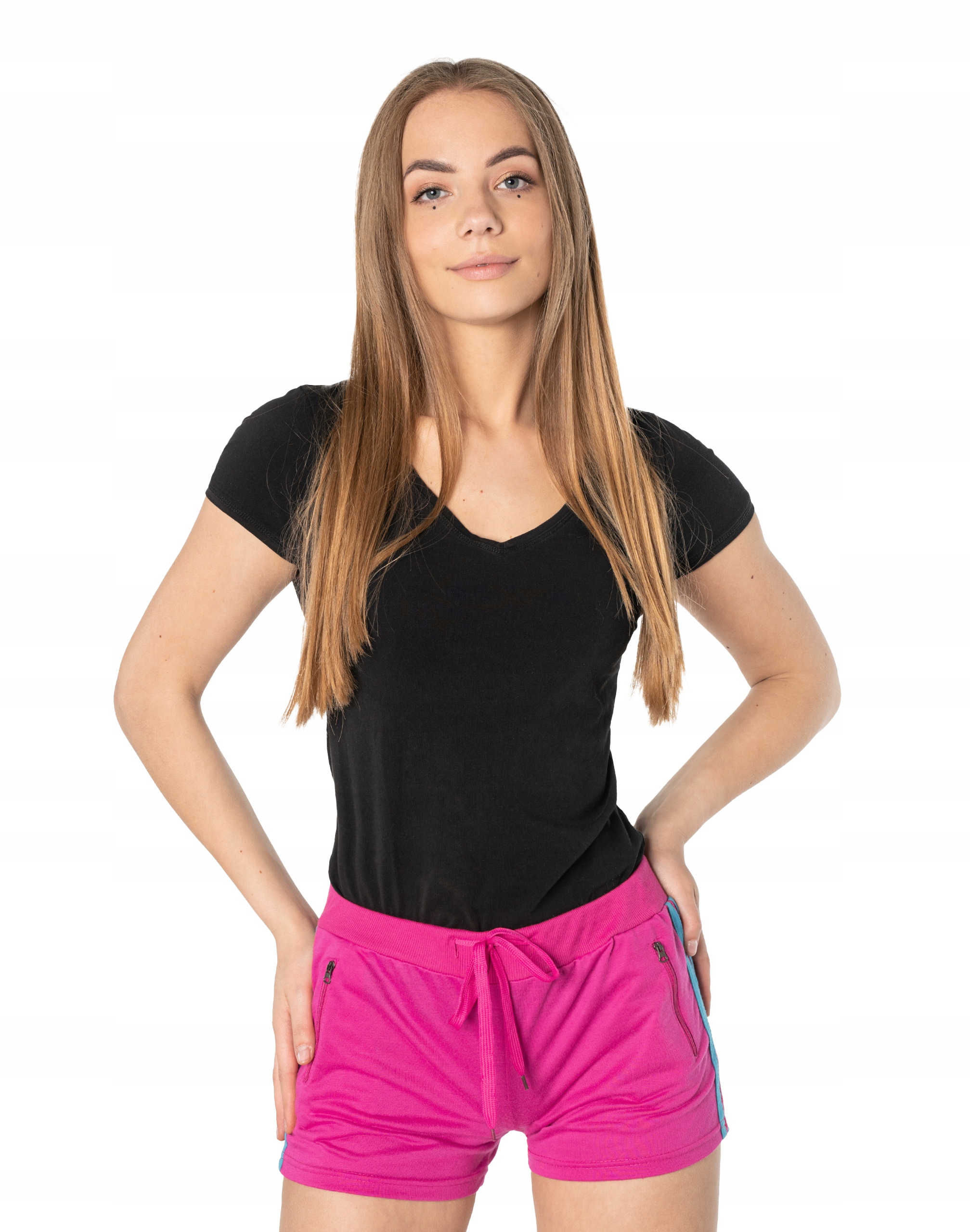 

Krótkie Spodenki Szorty Sport Damskie 86035-5 3XL