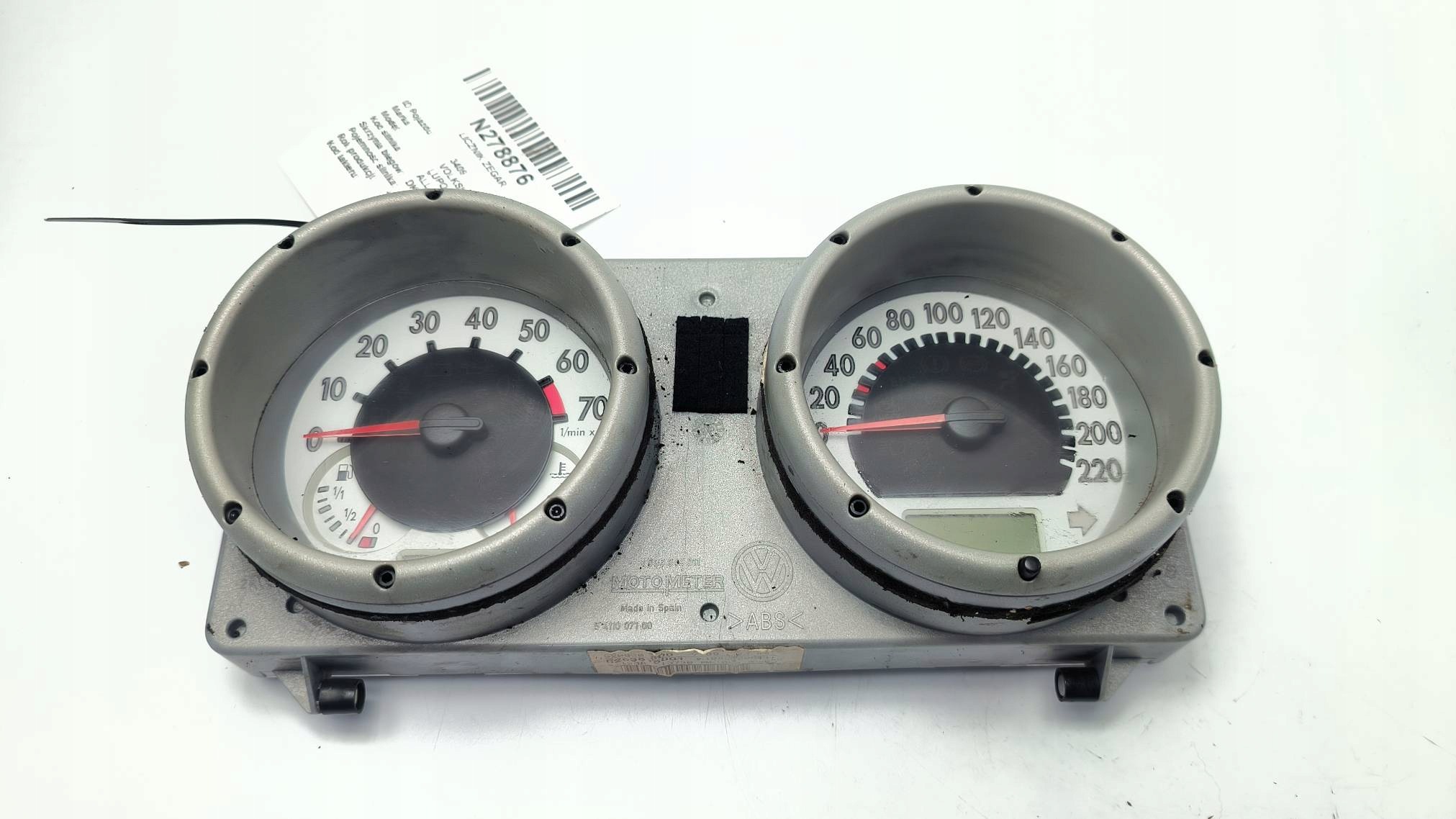dials clock EU 6X0920800 VOLKSWAGEN LUPO