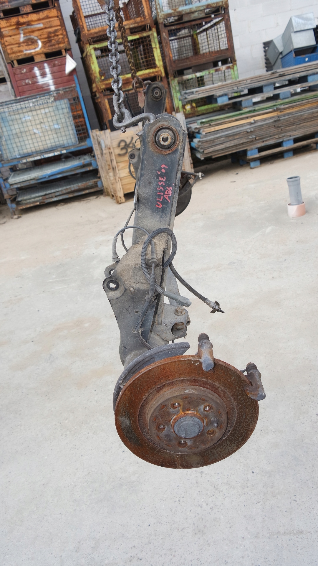 ZAWIESZENIE TYLNE BELKA FIAT ULYSSE 2009R. ABS Producent części Fiat OE