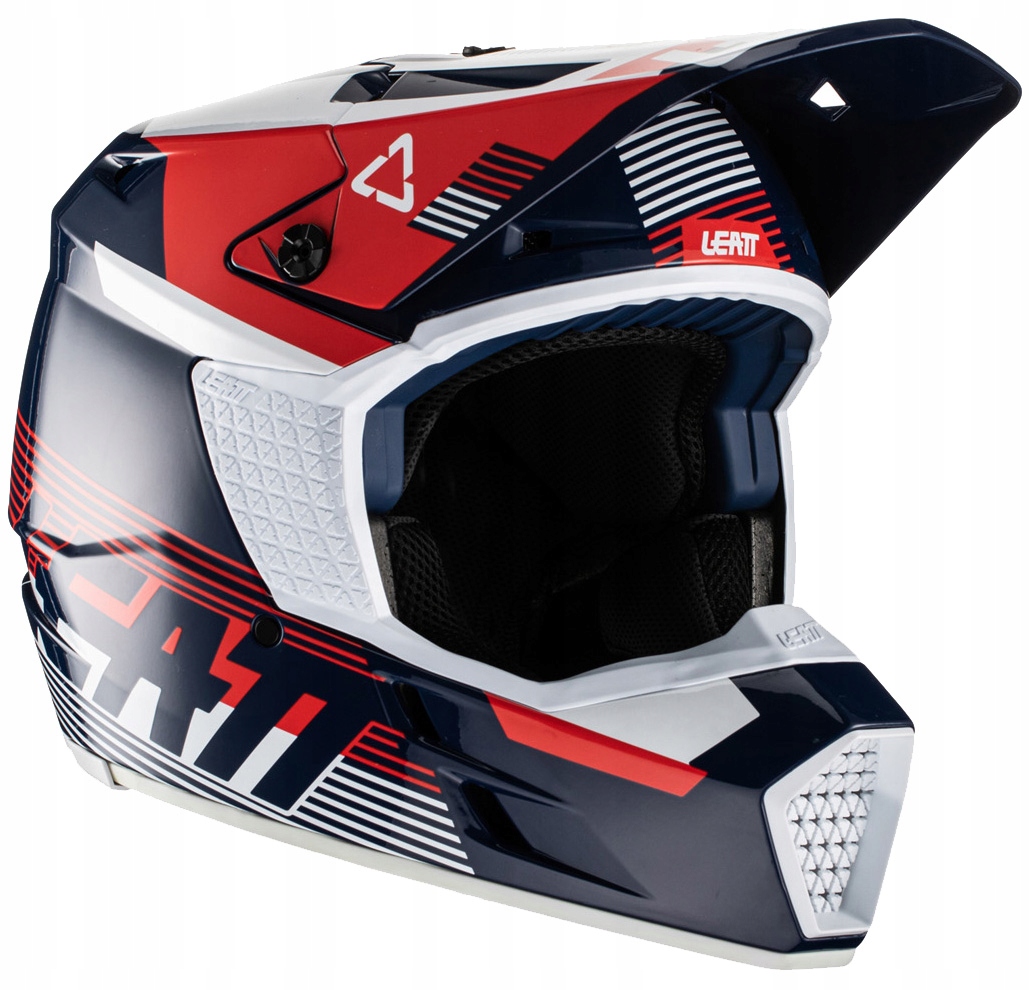 LEATT KASK ENDURO 3.5 V22 HELMET AQUA NAVY RED L