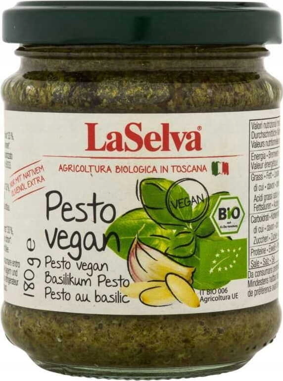 Veganské pesto Bio 180 g Laselva