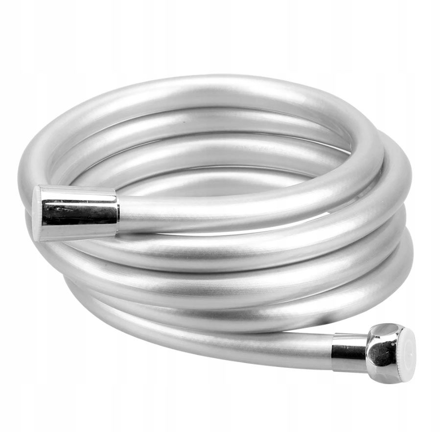 Wąż prysznicowy Bezskrętny Silver PVC 150cm AKCES