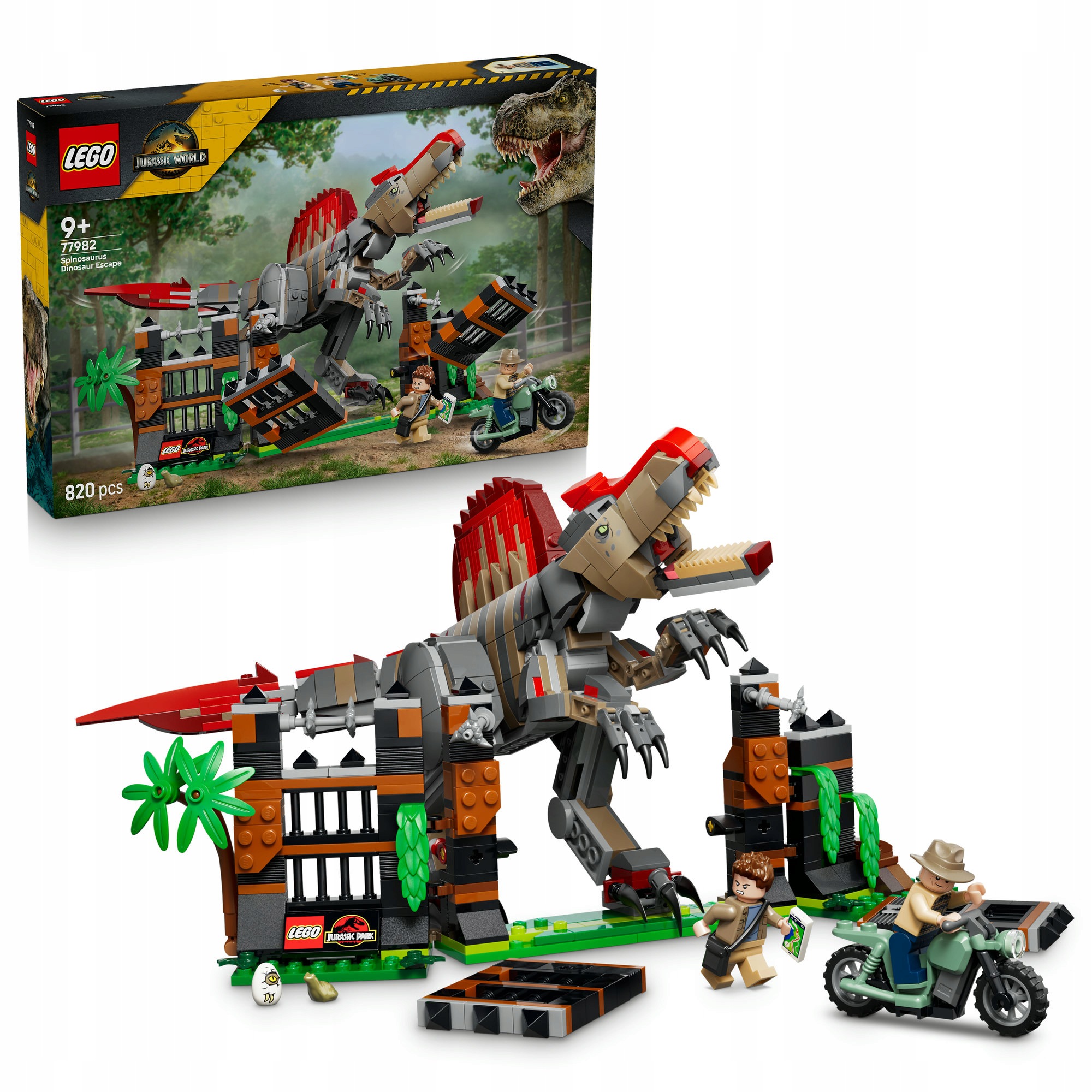 Lego Jurský svět Útěk spinosaura 77982