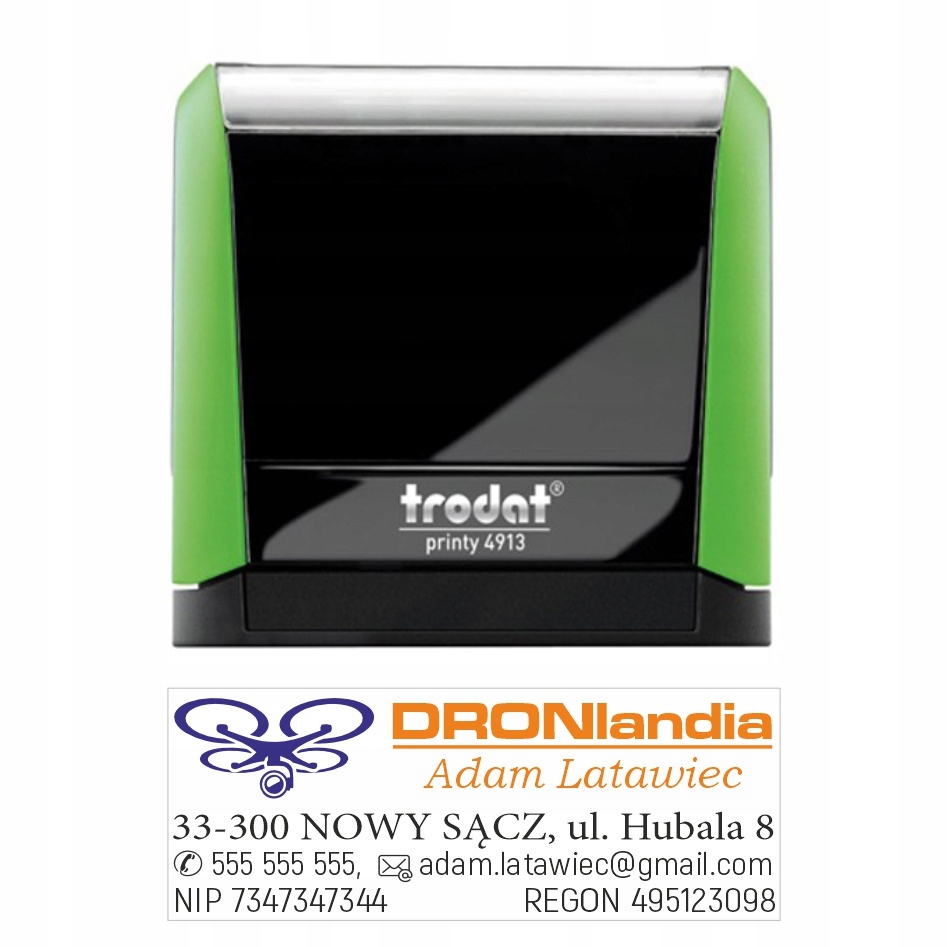 Pieczątka Wielokolorowa Automat 4913 -jakość Pro