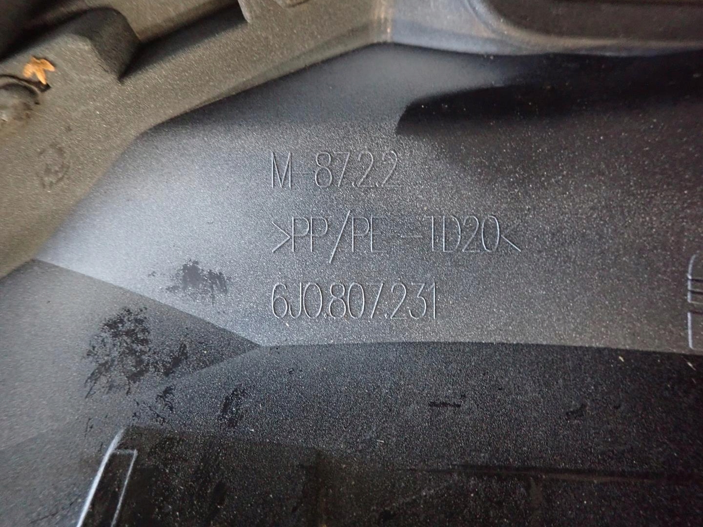 bumper front front SEAT IBIZA IV 2008-2012 6J0807231