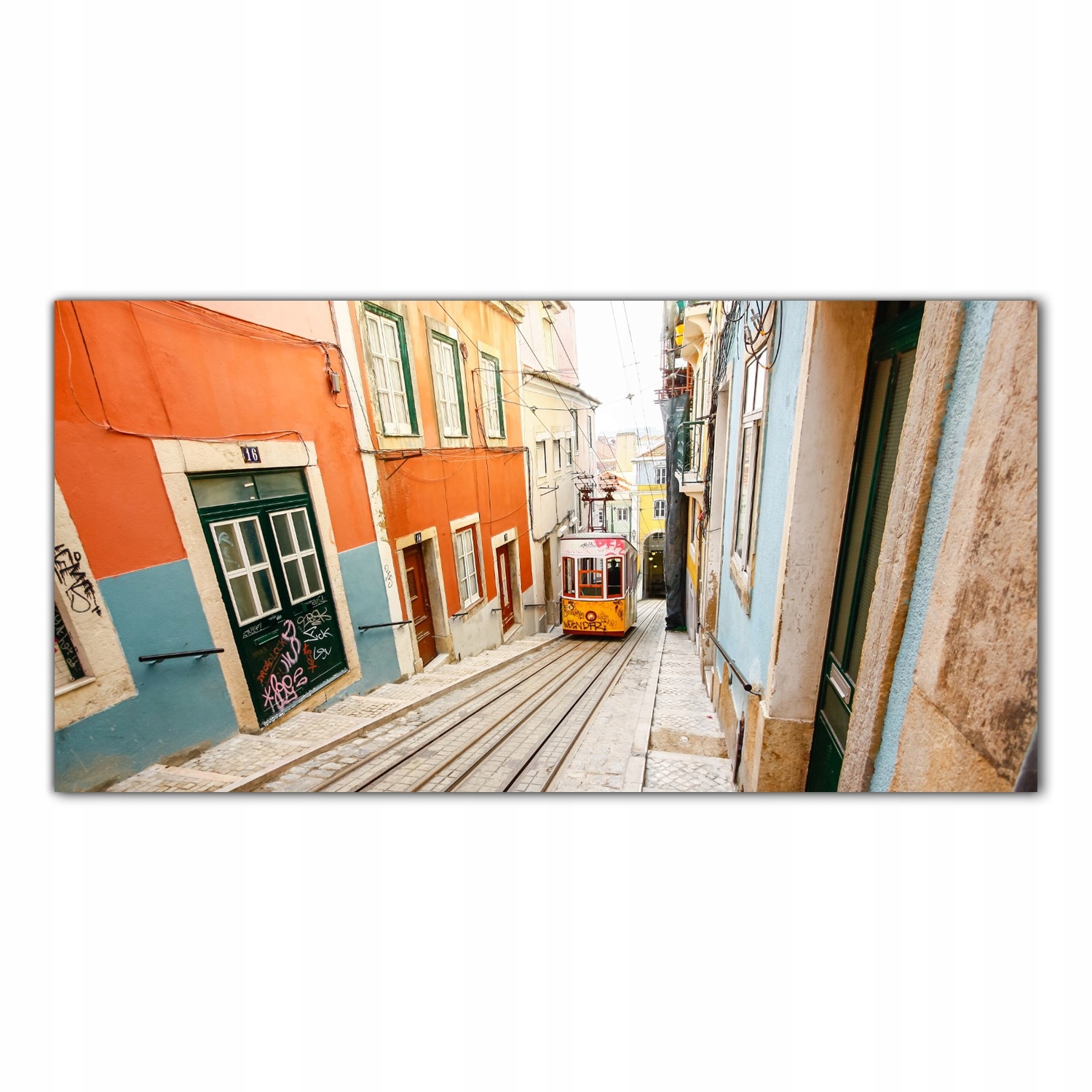 Lisabonská lanovka 140 x 70 cm Panely do kuchyně