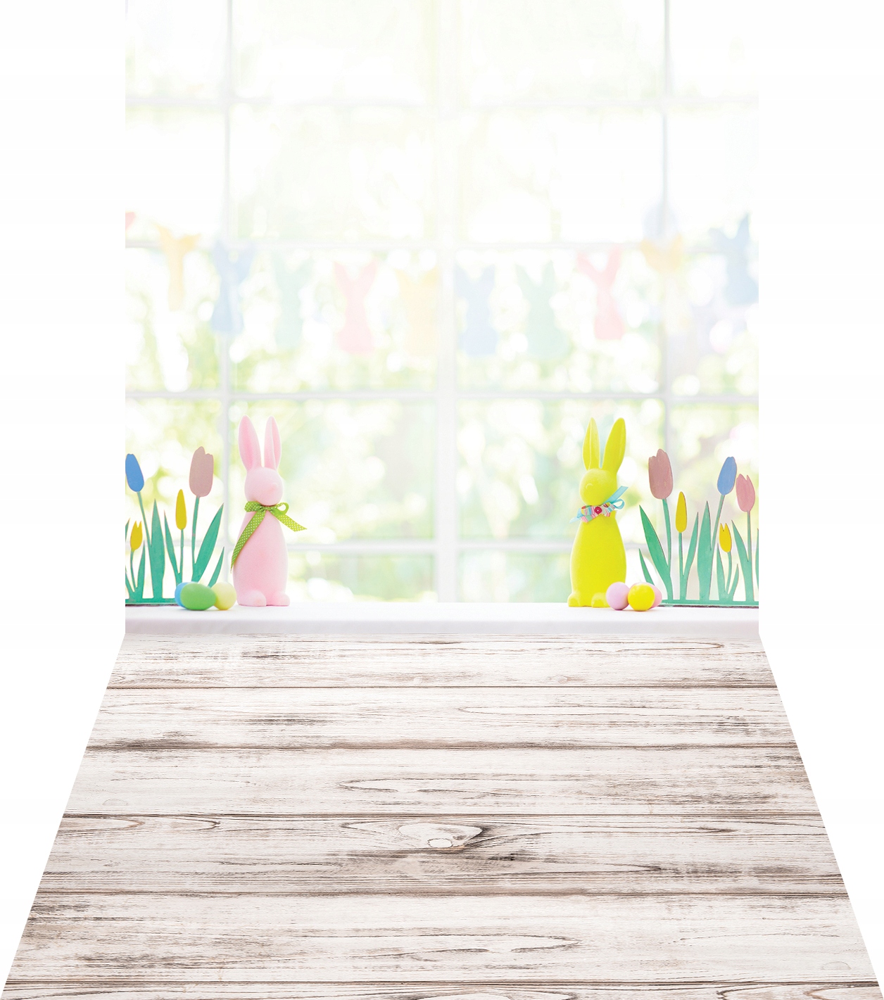 Grube tło WIOSENNE tła wielkanocne 160x300 WLKN060