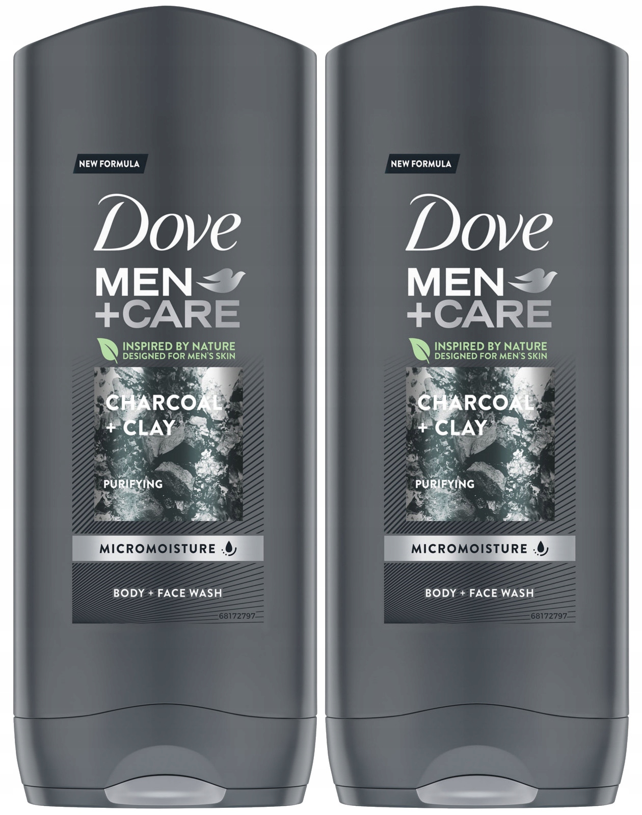 

Dove Men Care Charcoal Clay Żel Prysznic 2 x 400ml