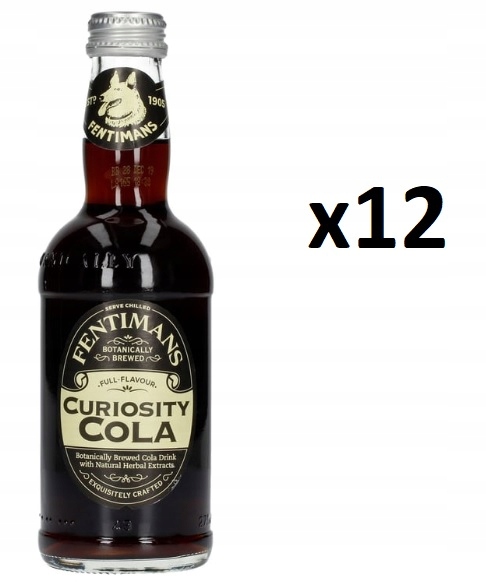 Fentimans Curiosity Cola napój 275ml x12szt Zestaw