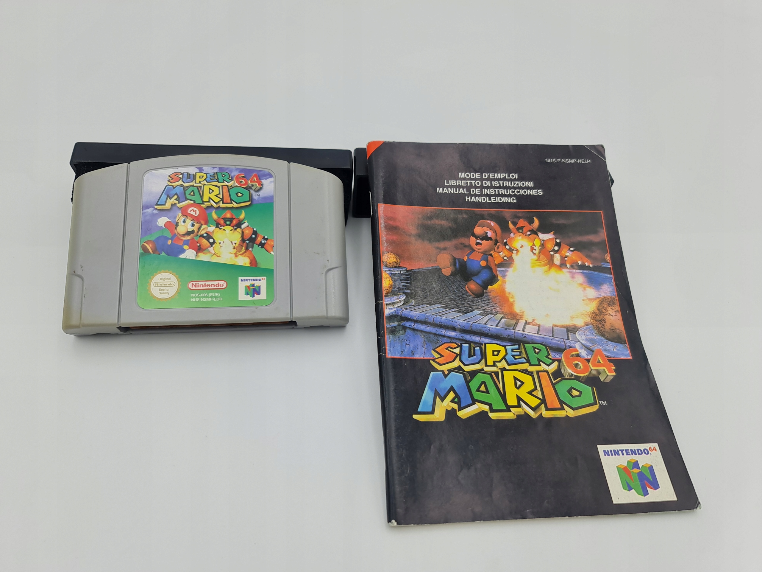 NINTENDO 64 SUPER MARIO 64 + KSIĄŻECZKA ORYGINAŁ Platforma Nintendo 64