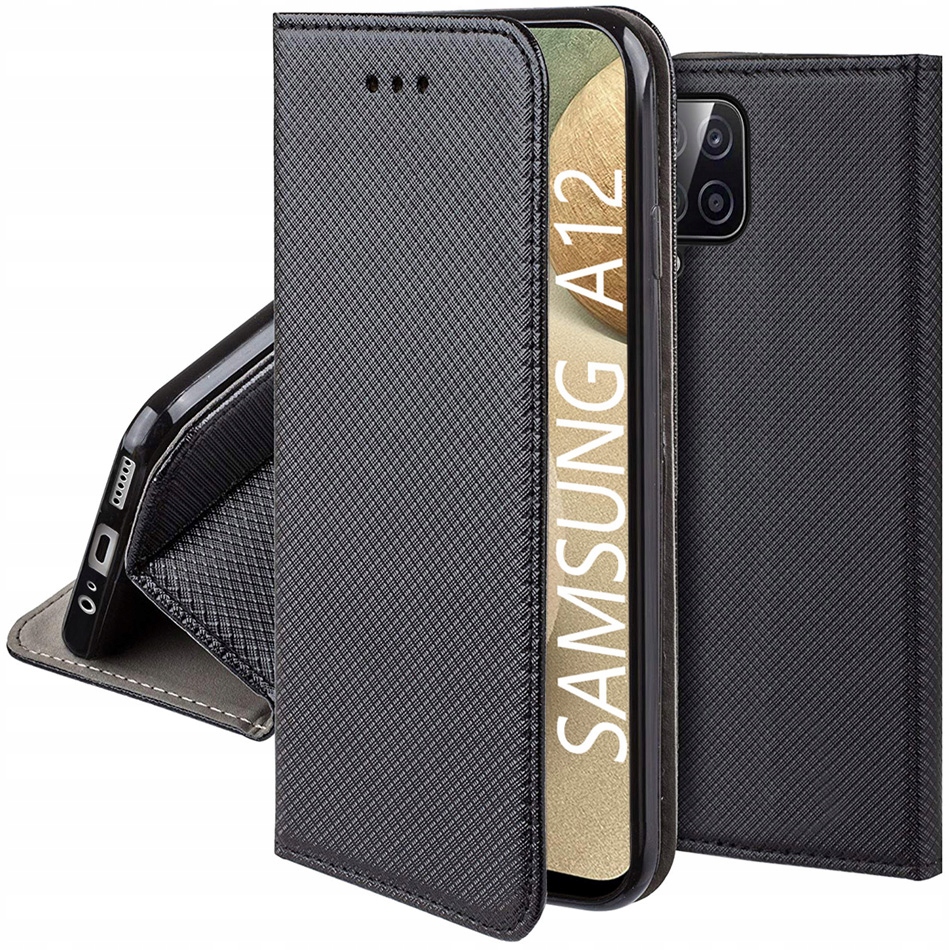 

Etui do Samsung Galaxy A12 Magnet Case Szkło