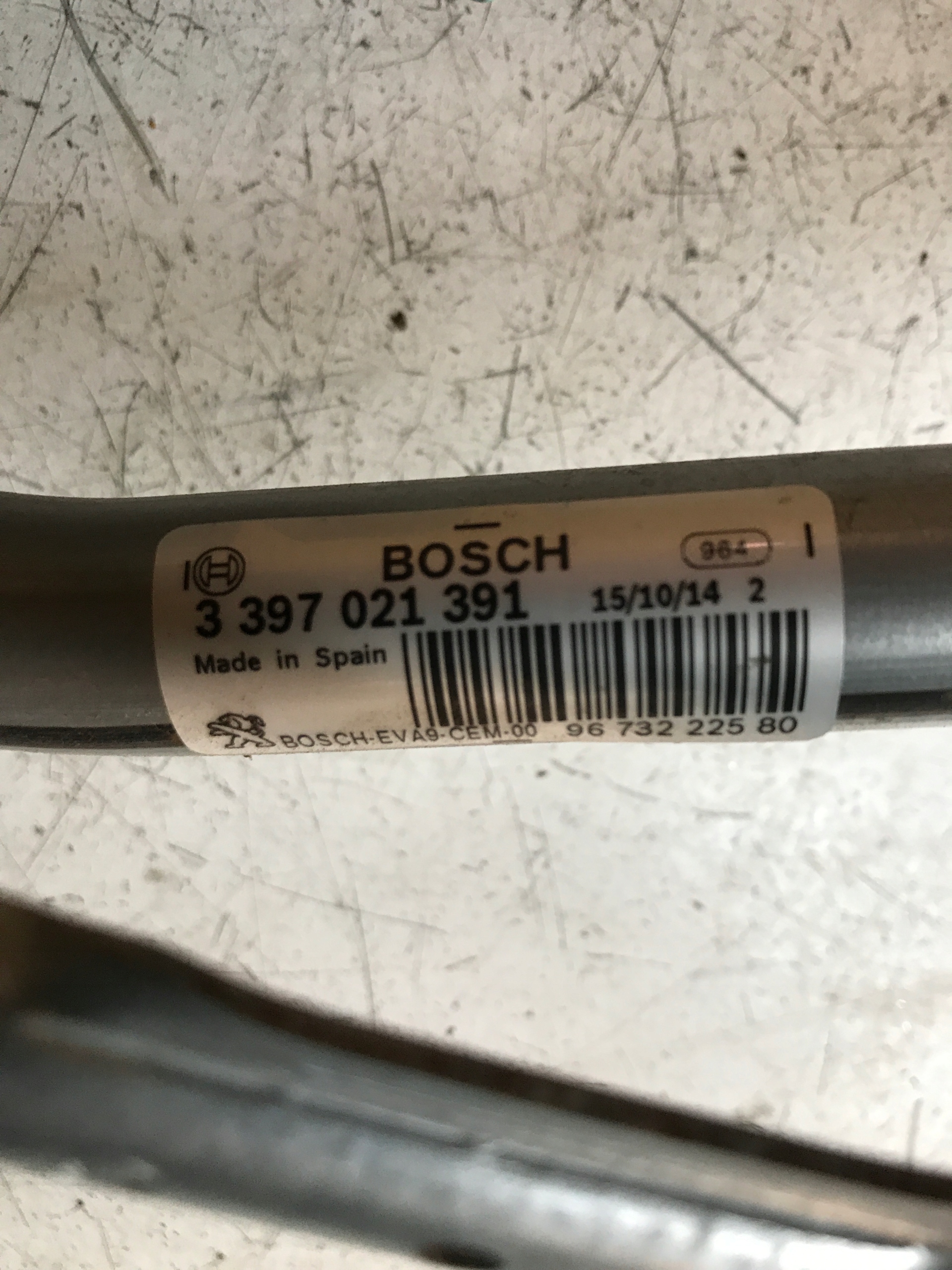 Wischergestänge PEUGEOT 208 3397021391