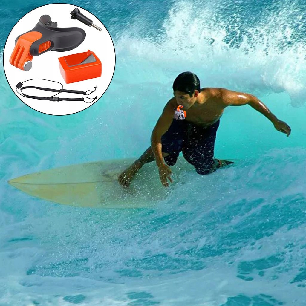 Surf Dummy Bite Teeth Braces Holder Zestaw do montażu na ustach dla GoPro Package B Model 3885ed59-267d