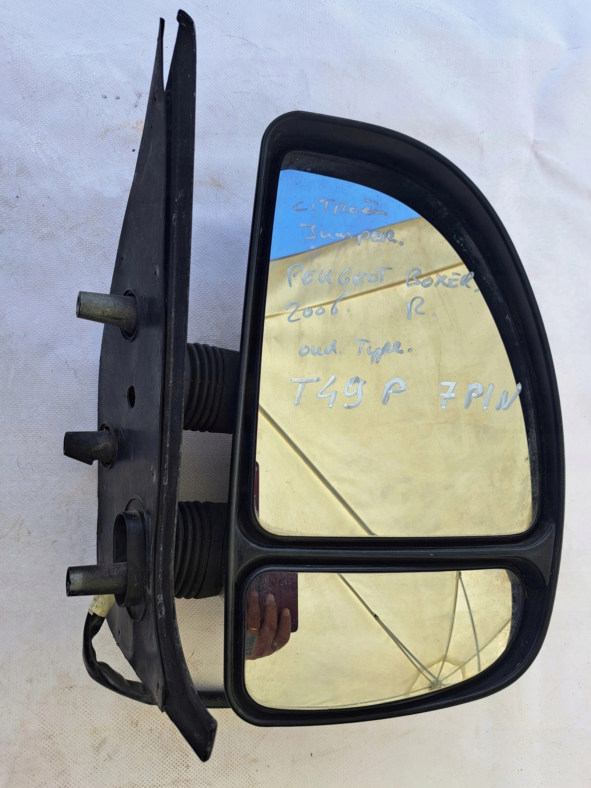 PEUGEOT BOXER 2006r mirror right 7PIN original