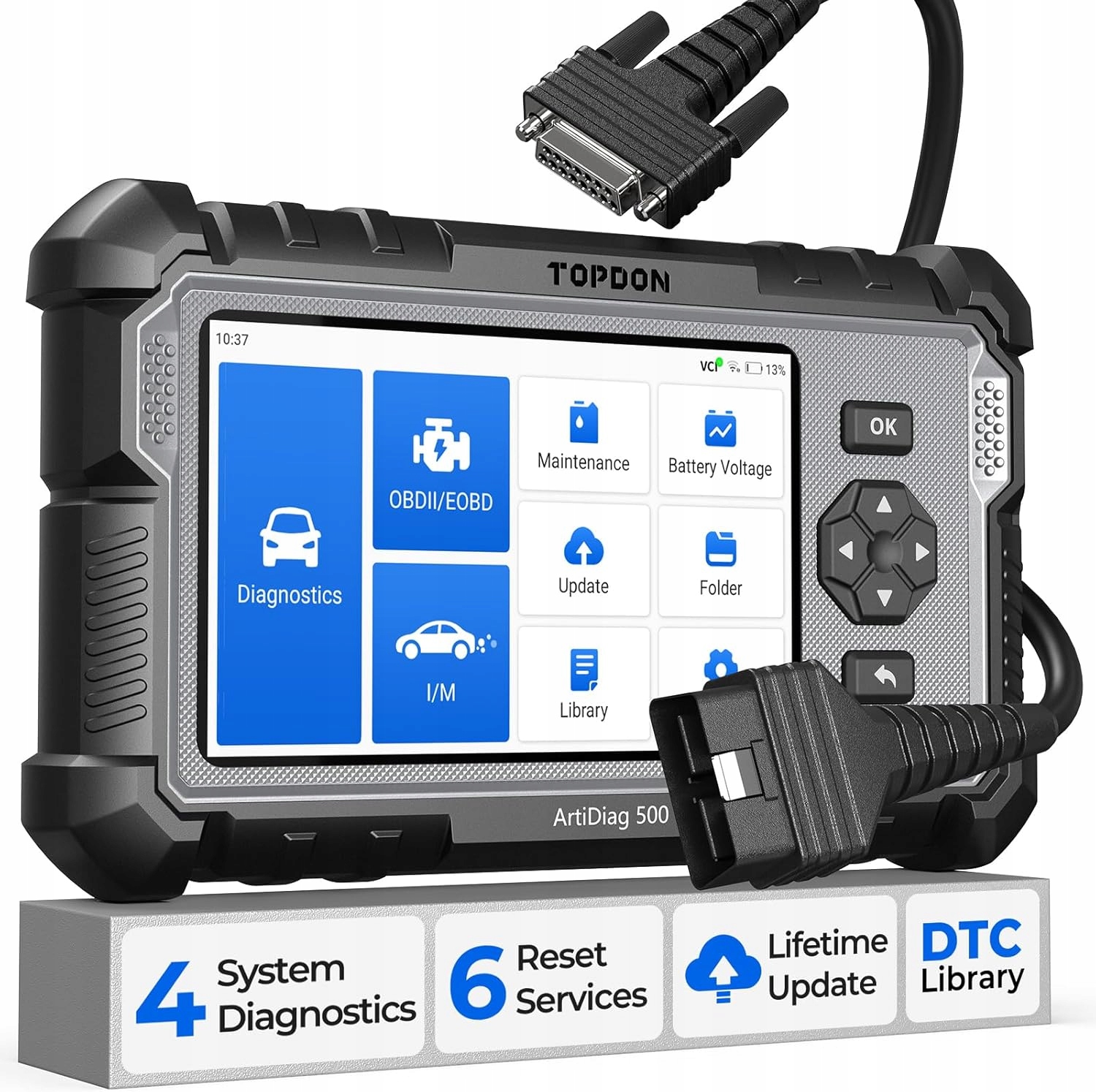 Topdon ArtiDiag500 OBD2, narzędzie diagnostyczne do samochodów