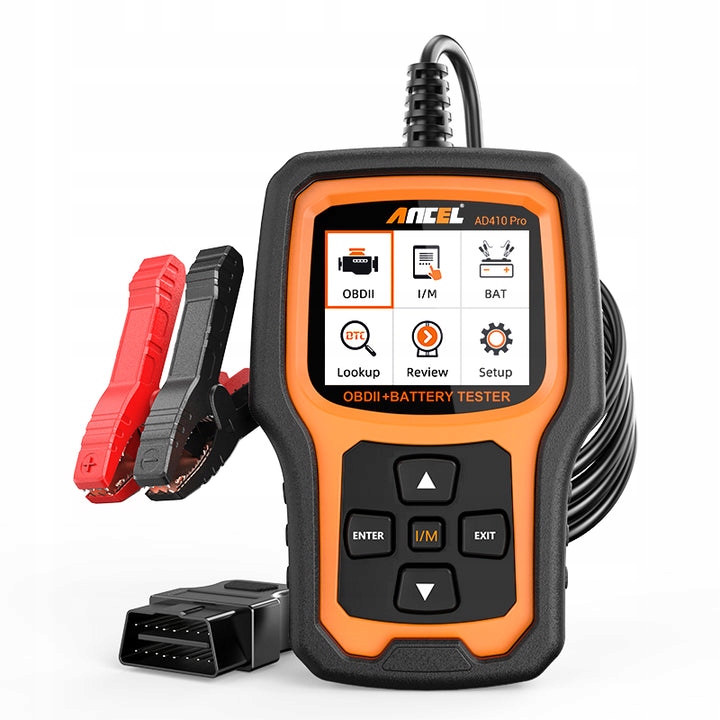 Skaner OBD2 Tester Baterii 2w1 ANCEL AD410 PRO