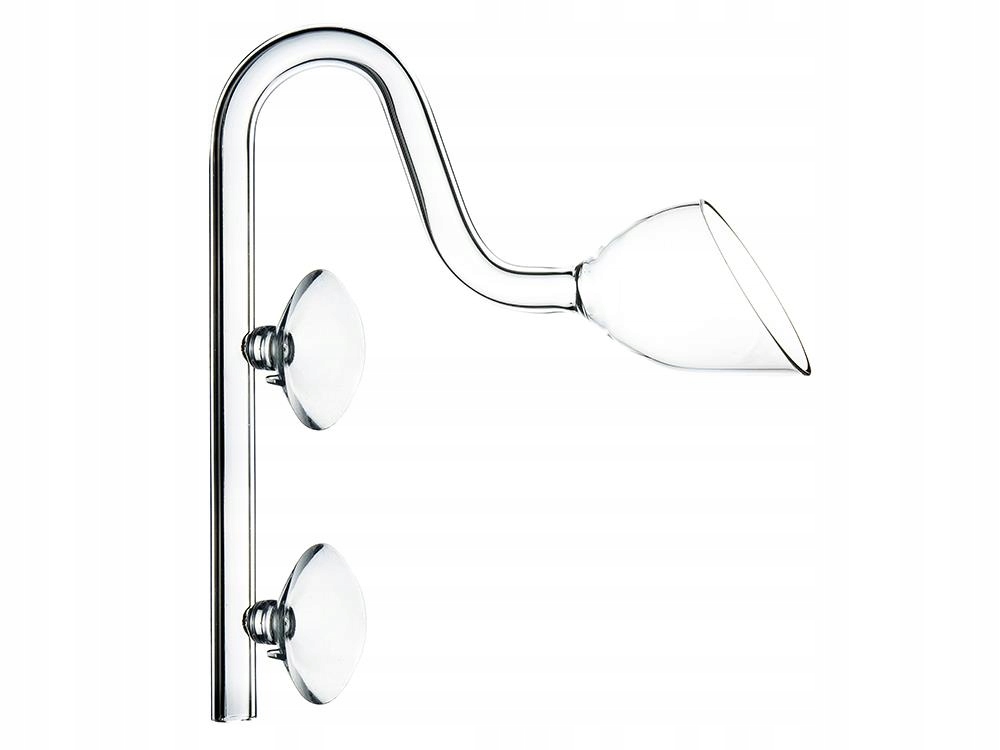 Levně Skleněný Vývod Vody Kalich Lily Pipe Pro Akvarijní Filtr 12/16 MM Ks