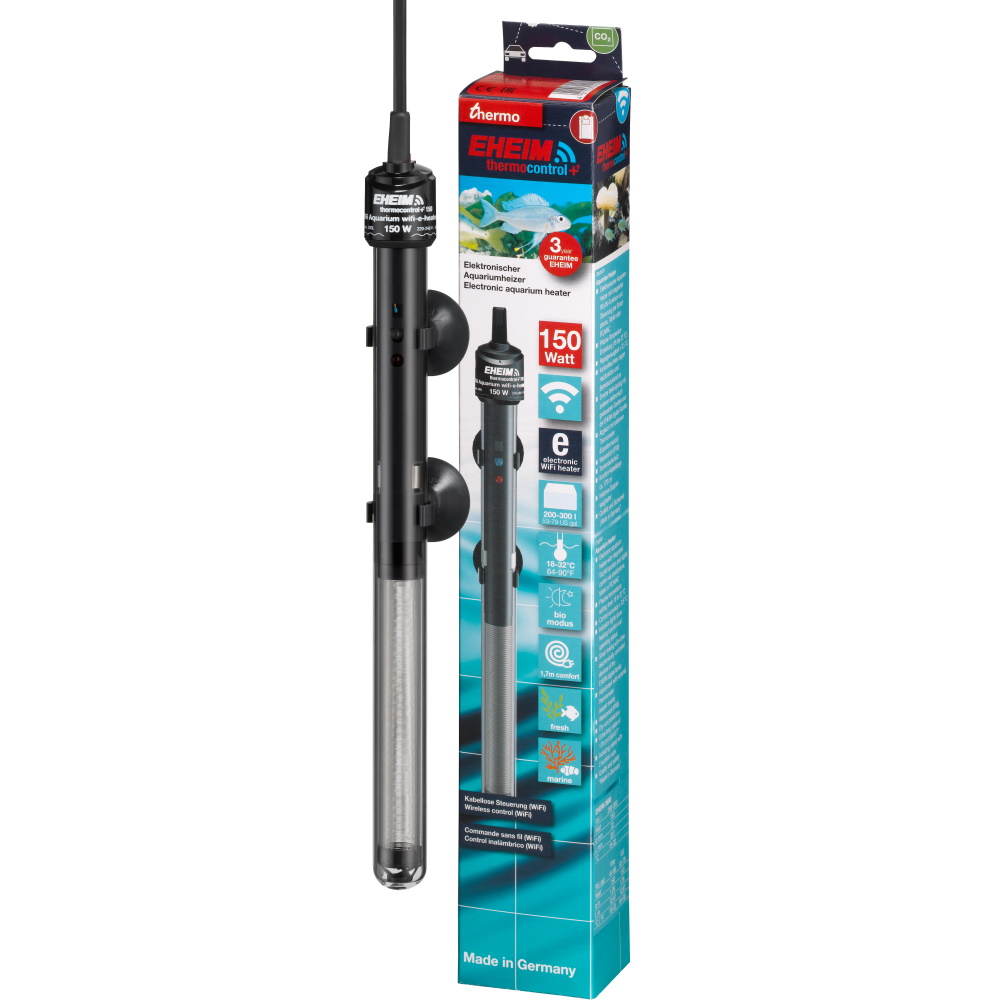 Levně Ohřívač Akvária 150W Wifi Termostat Ovládání Chytrým Telefonem Aplikace