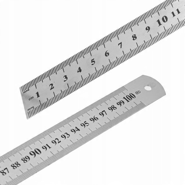 

Linijka CM Skala W Centymetrach Metalowa 100 cm