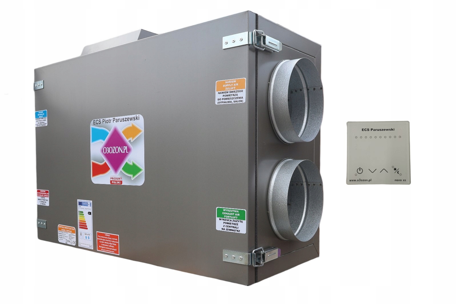 Вентиляционное устройство Рекуператор 200m3/h jonizato