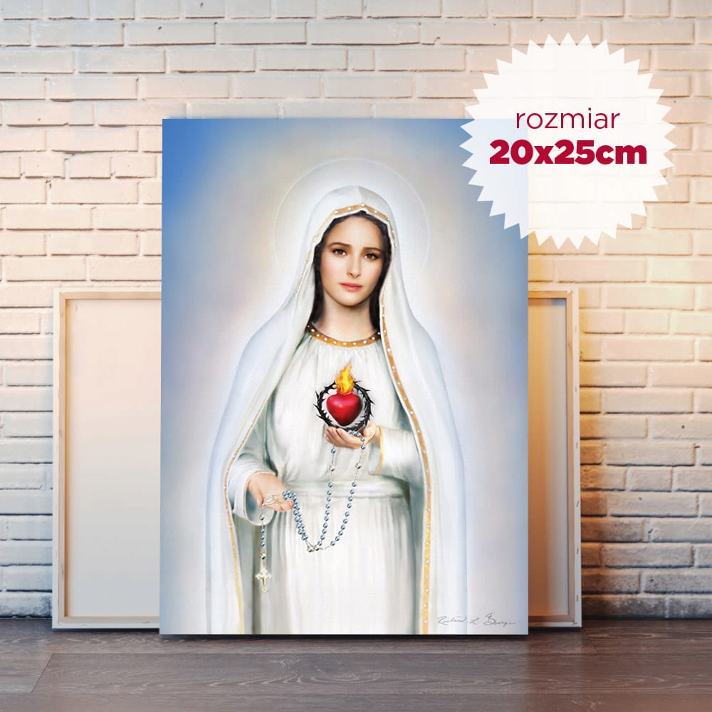 Obraz (20x25 cm) Matka Boża Fatimska