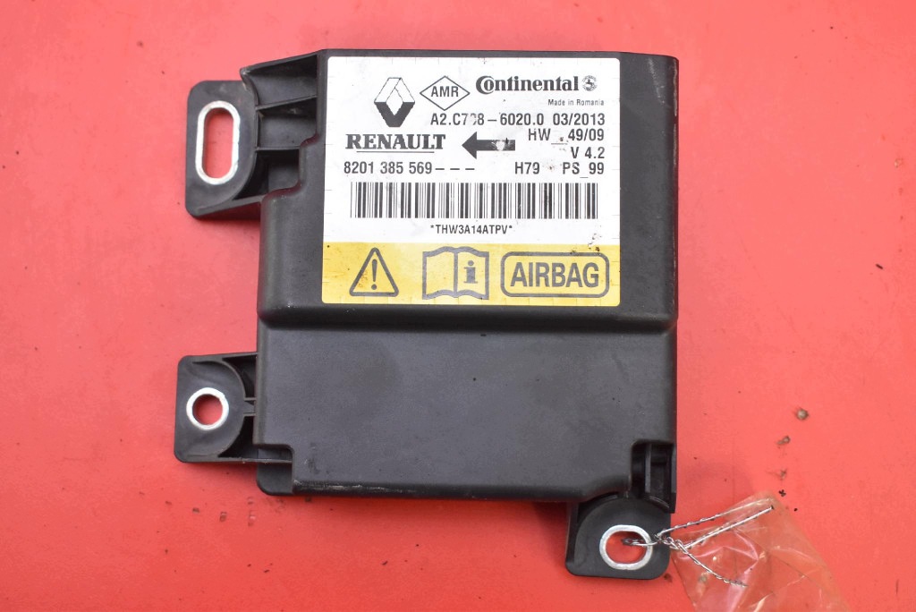 modulo SENSOR airbag airbag 8201385569 DACIA DUSTER 1 e HS 10-13