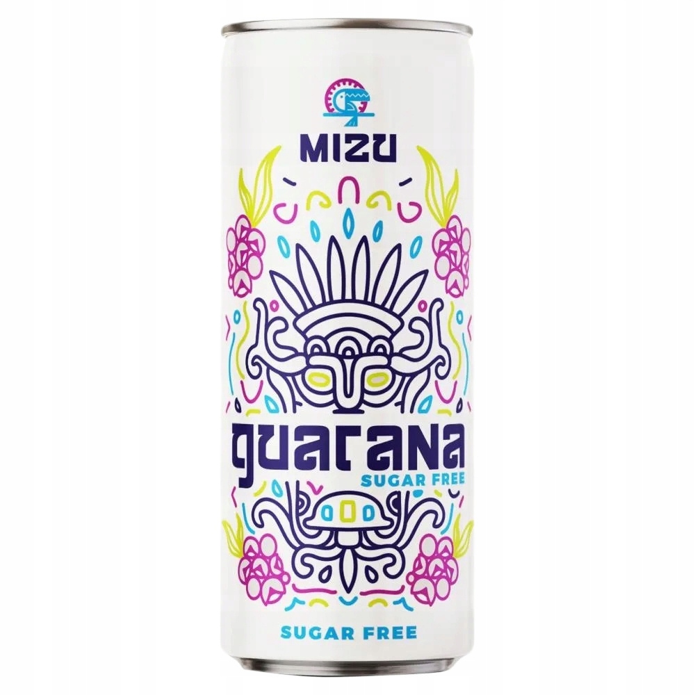 Levně Vitamizu Mizu nápoj v plechovce s extraktem z guarany bez cukru 250 ml 24 ks