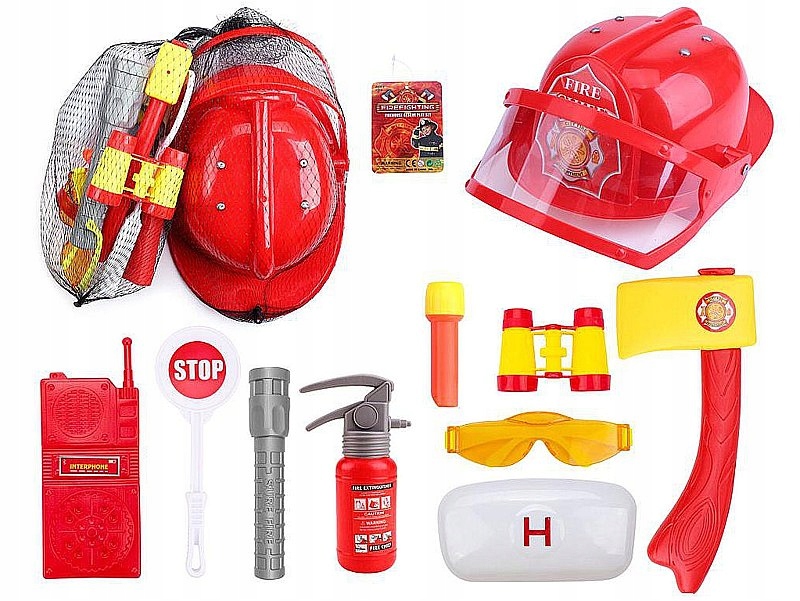 KASK STRAŻACKI Zestaw strażacki