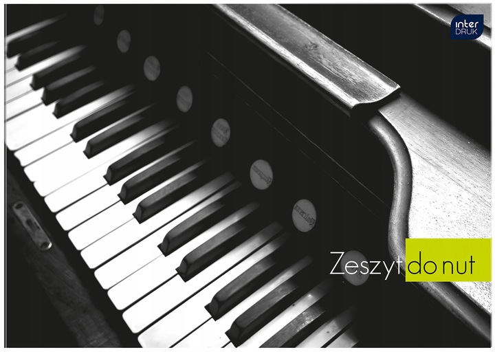 ZESZYT DO NUT MUZYKI 16 KARTEK PIĘCIOLINIA Mix 4