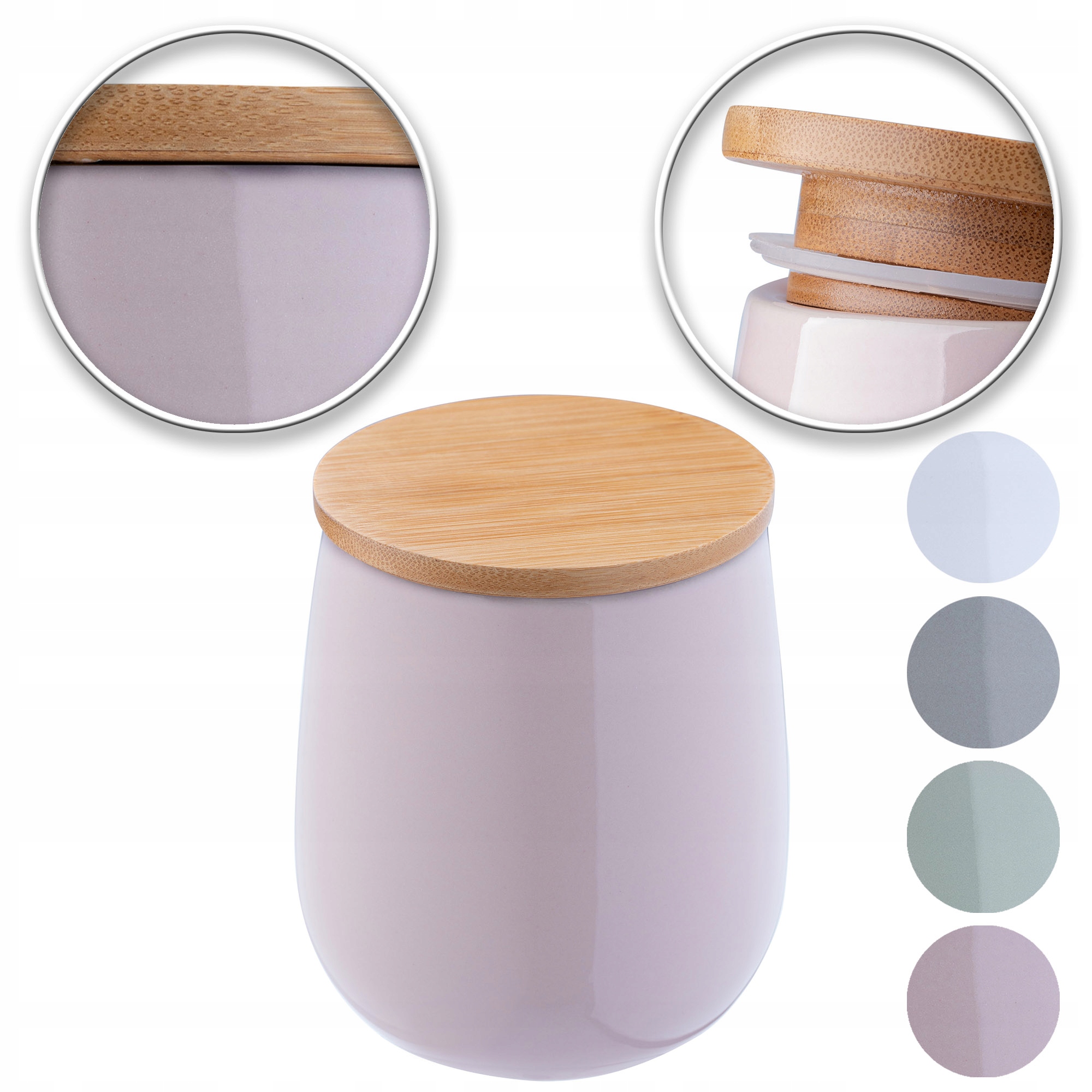 POJEMNIK NA PŁATKI KOSMETYCZNE WACIKI RÓŻOWY Pojemność 150 ml