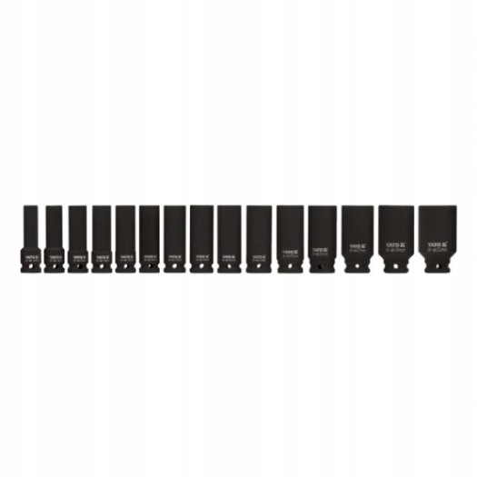 NASADKI UDAROWE GŁĘBOKIE 1/2 15SZT 10-32MM