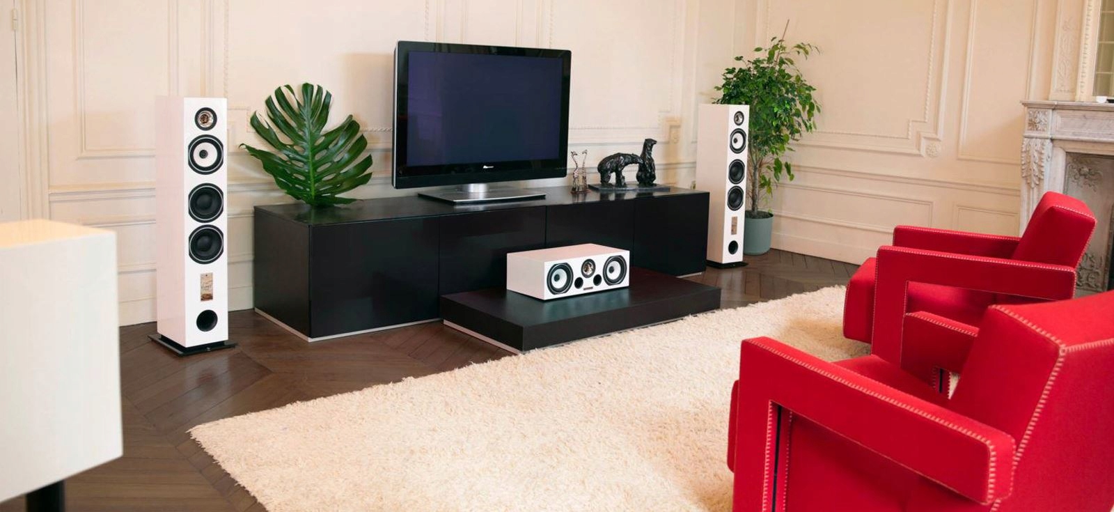 KOLUMNA CENTRALNA TRIANGLE ESPRIT VOCE EZ BIAŁY POŁYSK DO KINA DOMOWEGO Kod producenta TRIAN-VOCE-EZ-GW