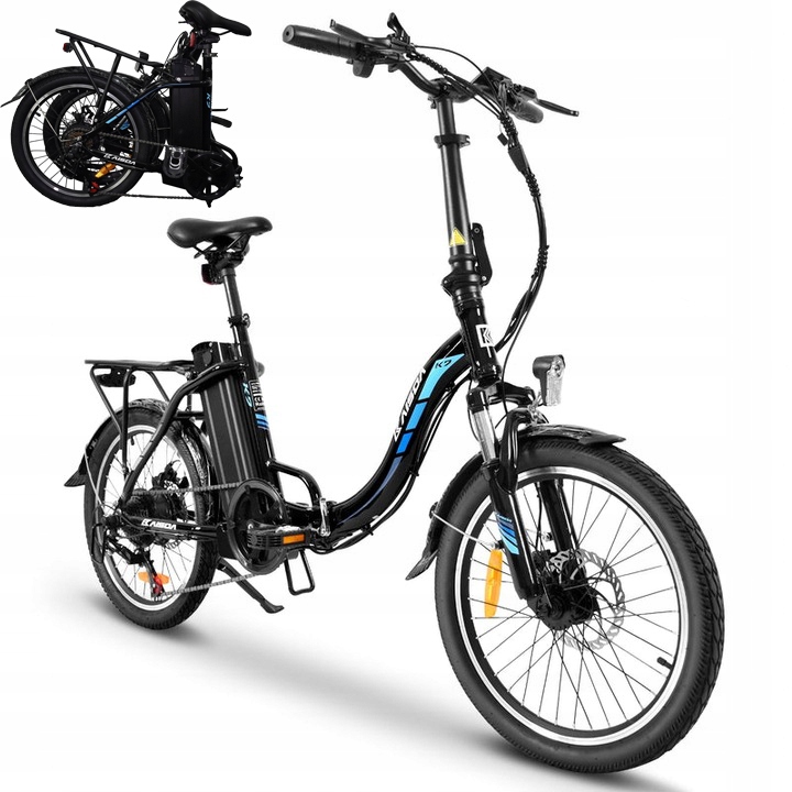 Pojazd Elektryczny Składany Kaisda K7 Męski/Damski 350W 13AH 32km/h 20''