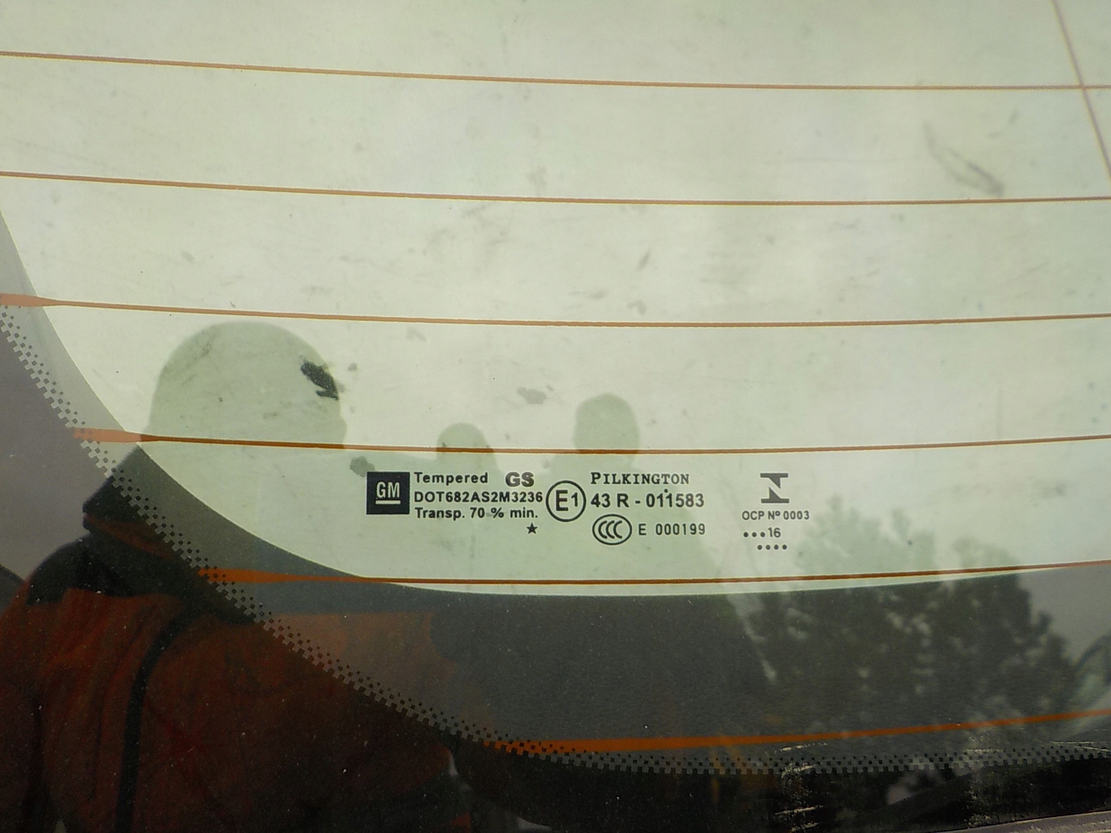 389 OPEL ASTRA V K HB boot door rear