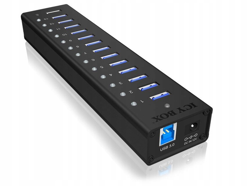 Icybox IB-AC6113 aktivní HUB/hliník