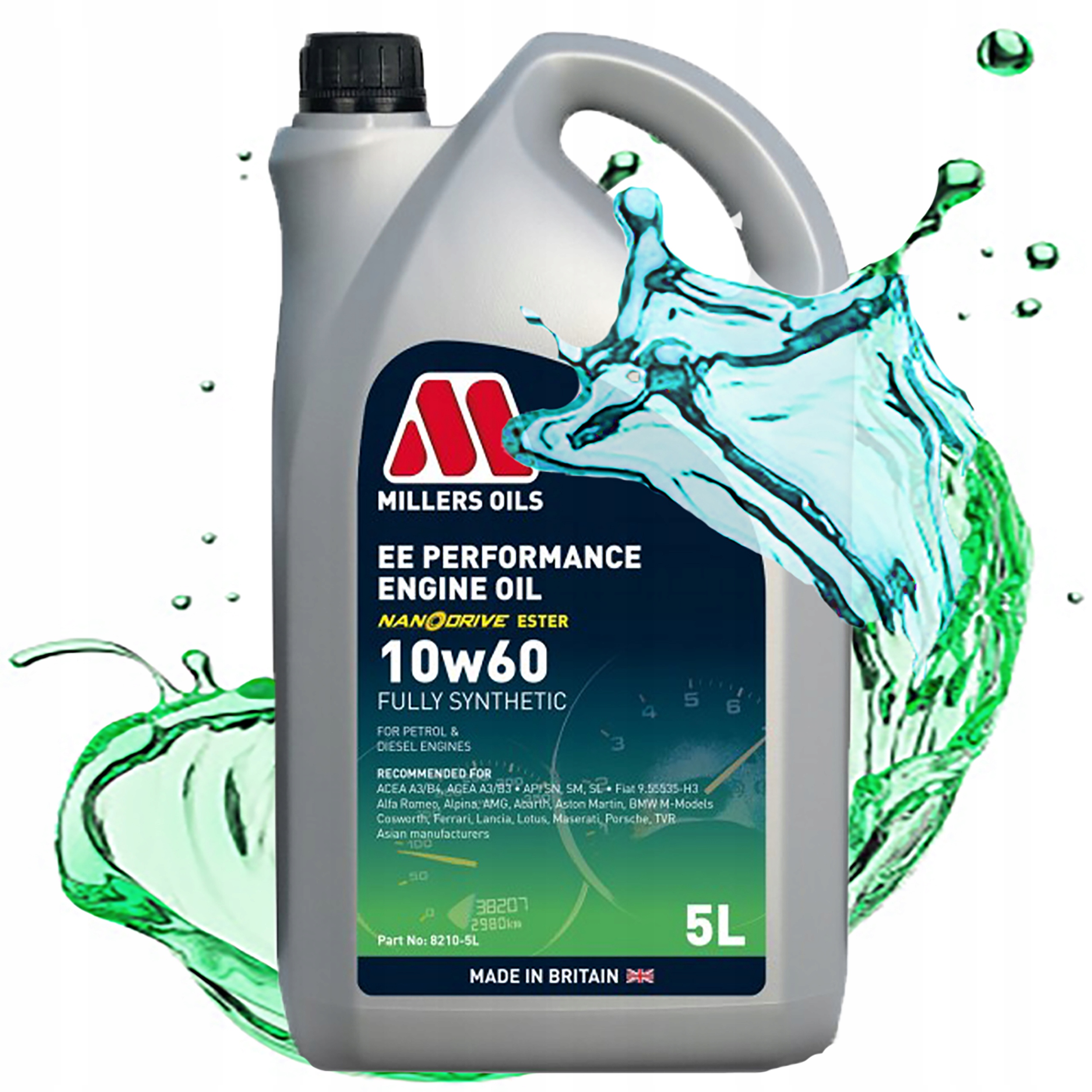 Syntetický Motorový Olej Millers Oils Ee Performance 10W60 Estery Nano 5L