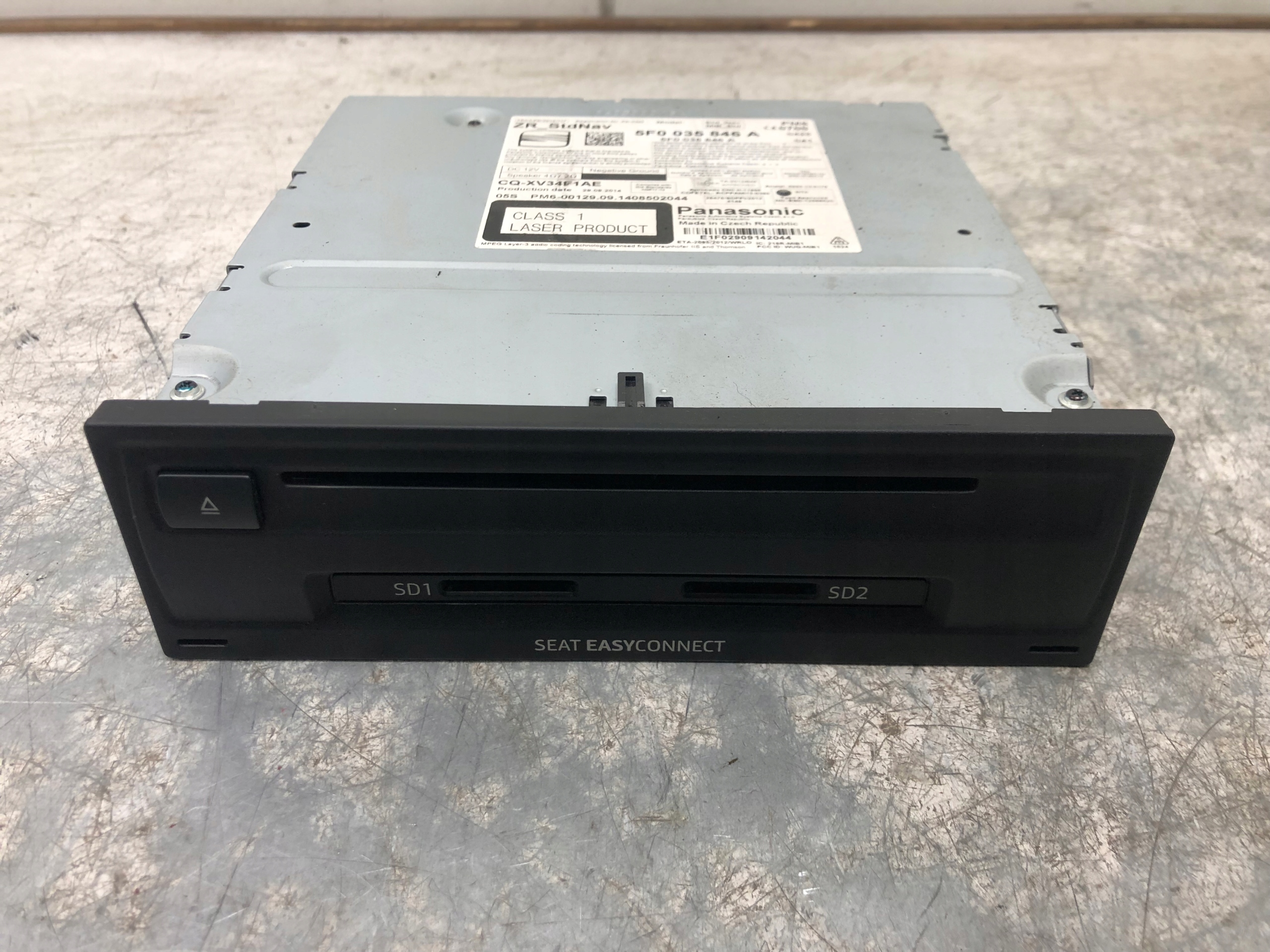 player navigation EASYCONNECT SEAT LEON III 5F0035846A