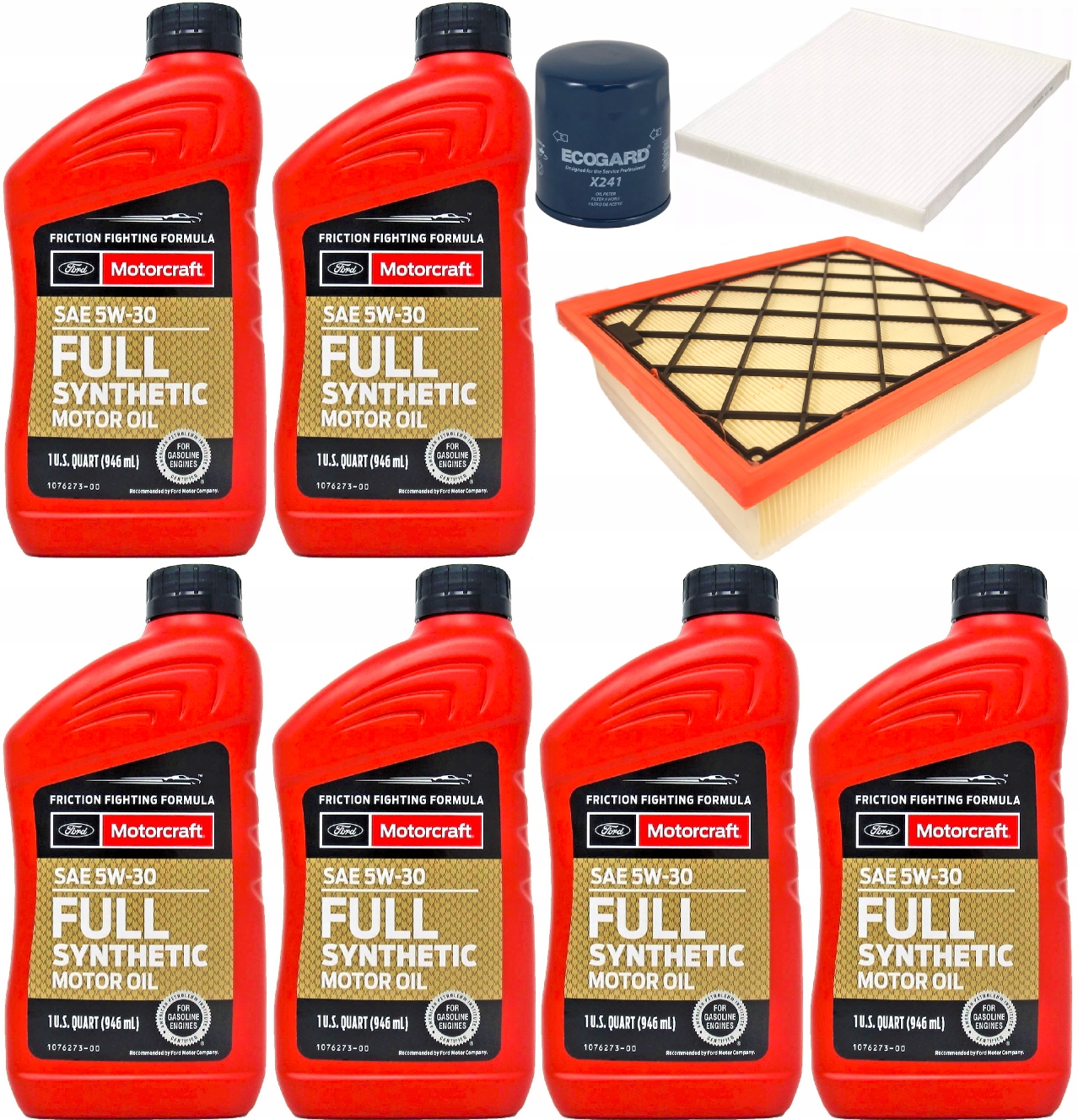 MOTORCRAFT 5W30 6L + FILTRY FORD EDGE 2,0 15-20
