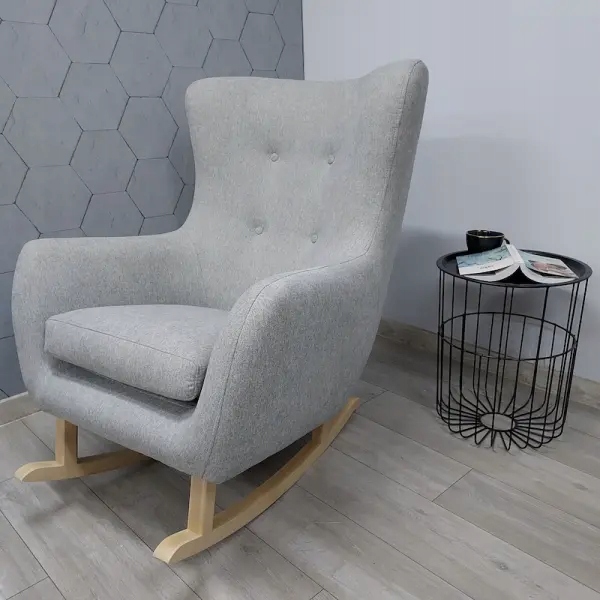 FOTEL NOWOCZESNY LUX NA PŁOZACH PIKOWANY