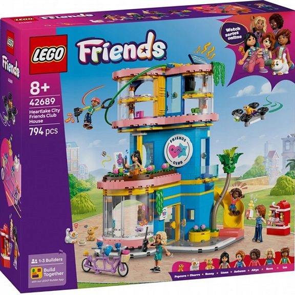 Lego Friends Domeček klubu přátel z městečka Heartlake 42689