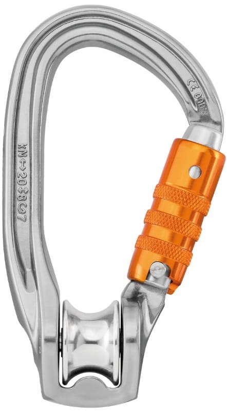 Petzl Rollclip Z Triact-Lock Pulley Carabiner Aluminum CE0082 20mm Rope