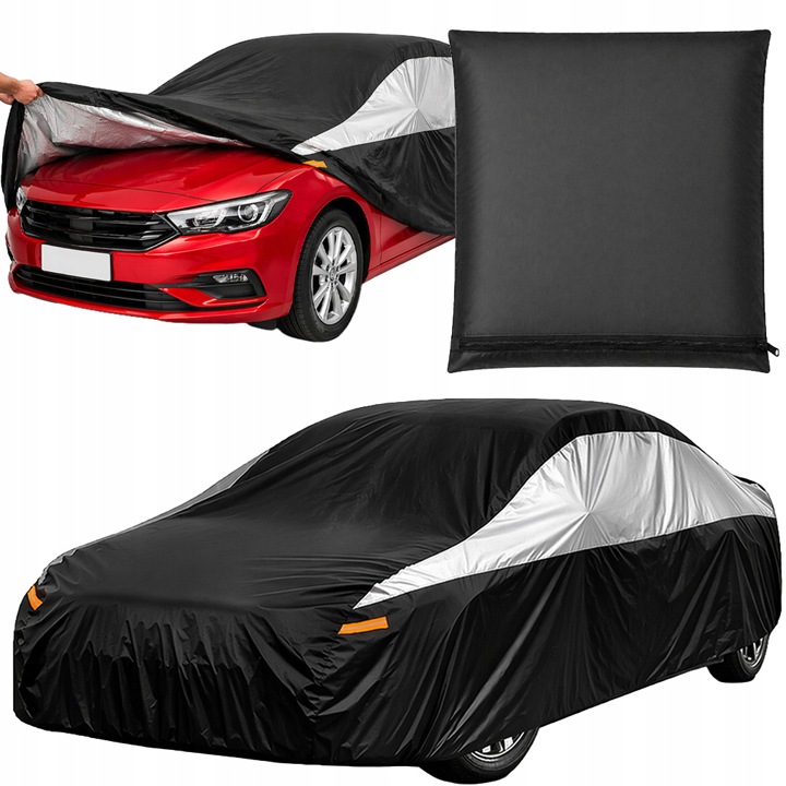 Mocny Pokrowiec Wodoodporny Plandeka Na Samochód Suv XL 146cm x 491cm x 110