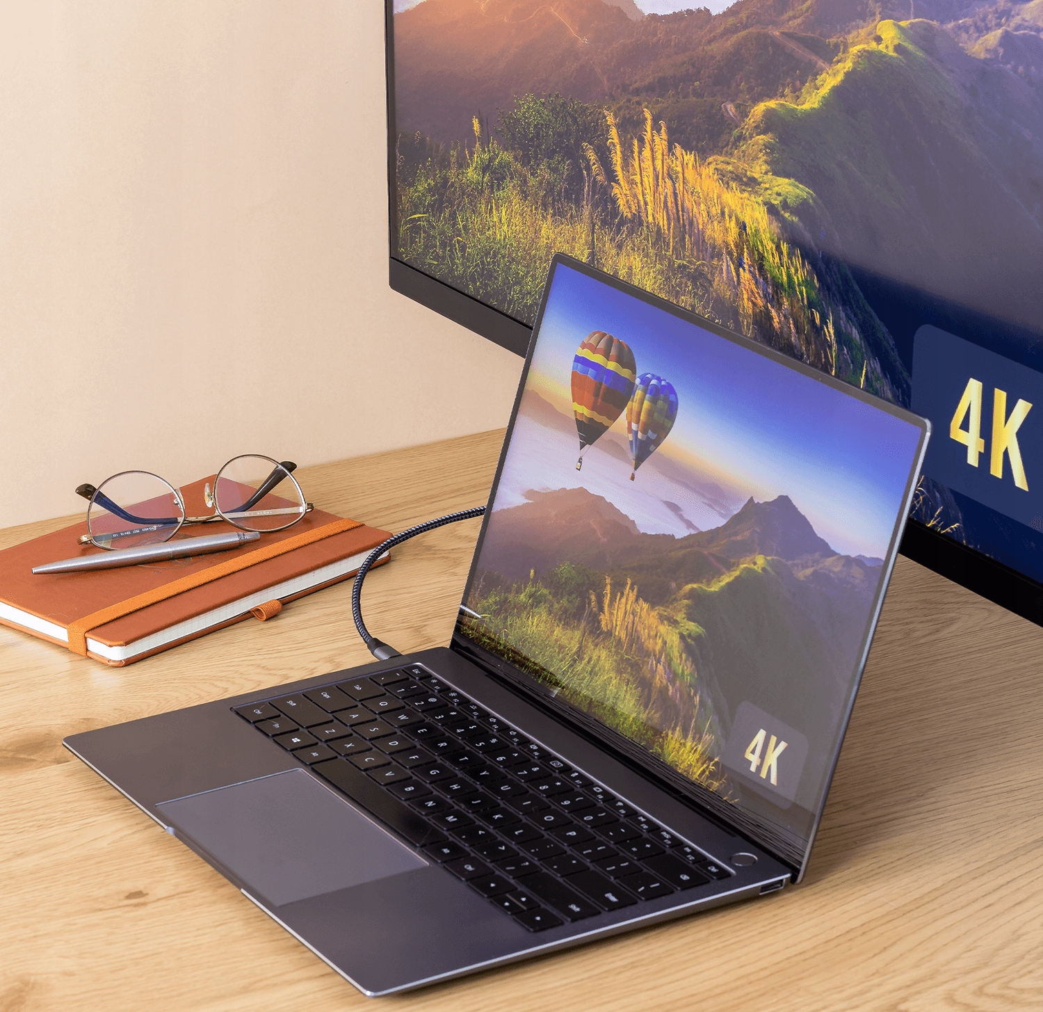 Kabel Adapter USB-C 3.1 TYP C do HDMI 4K 60Hz MHL Marka Reagle