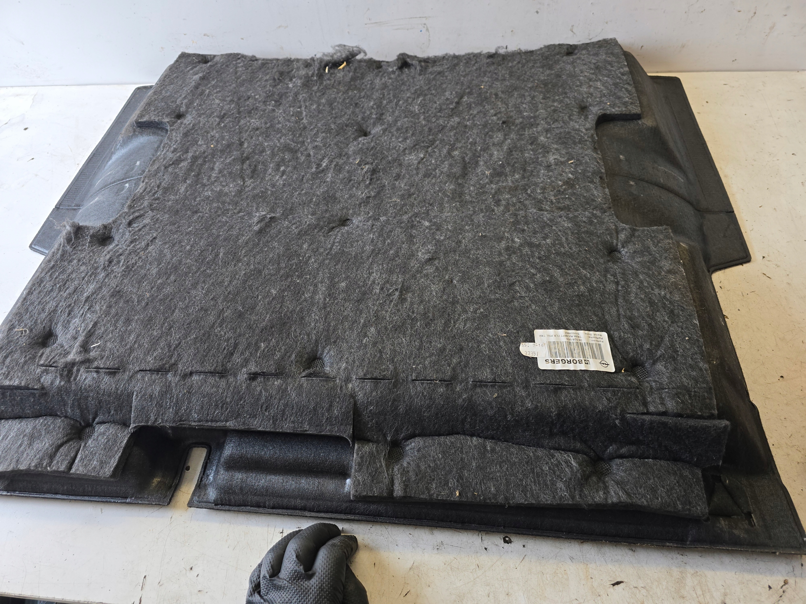 OPEL ASTRA K 5 V HB carpet mats floor boot