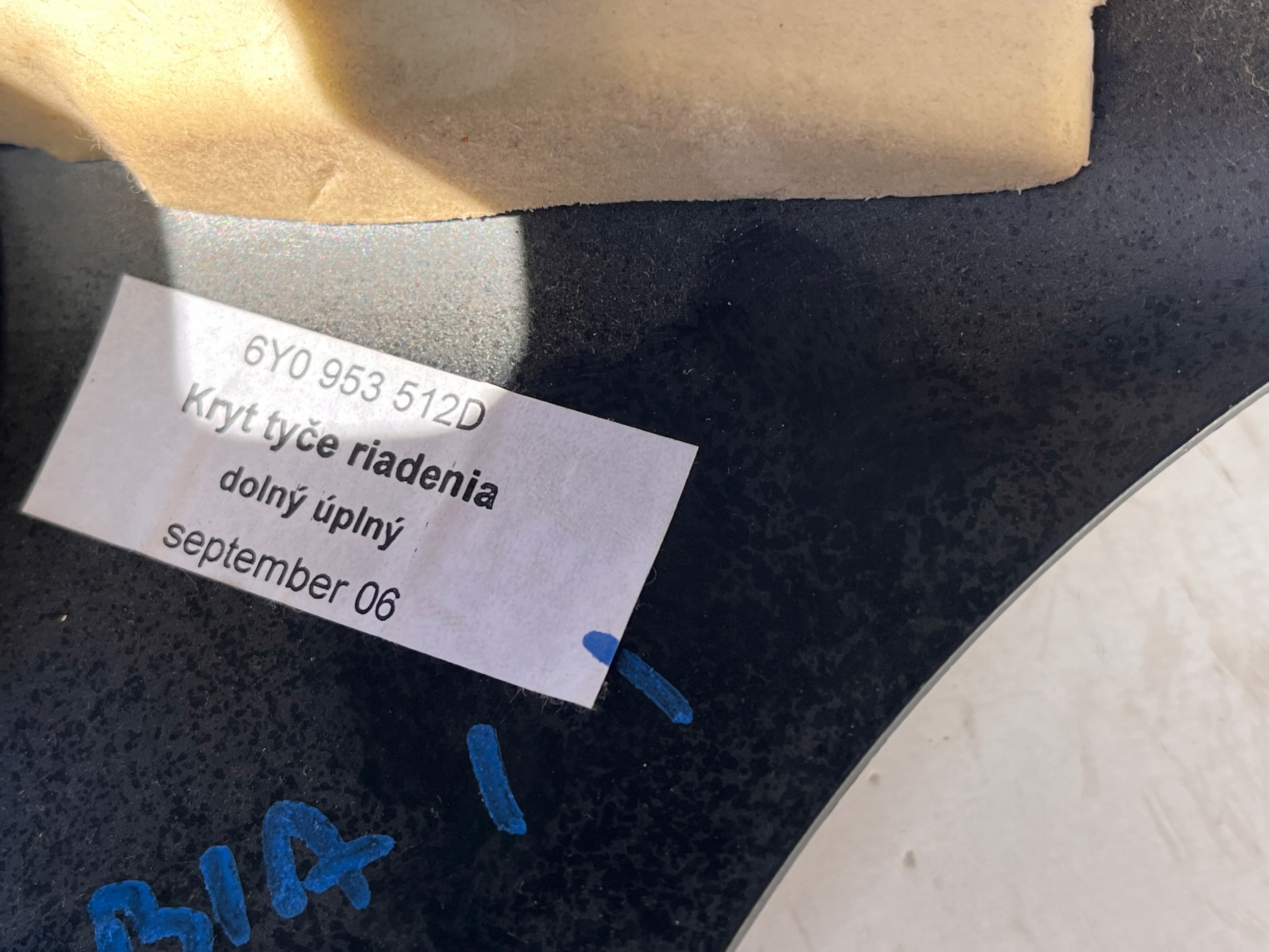 SKODA FABIA a obal STACYJKI 6Y0953512D