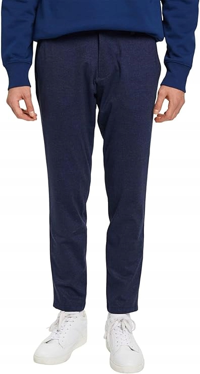 Esprit Modré Chinos Kalhoty Jednoduché Dlouhé Pro Každodenní Nošení 31/32 6FA