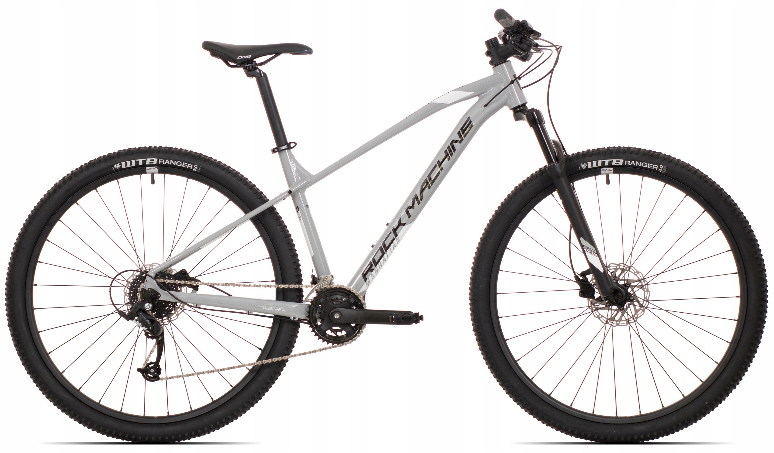 Rower Mtb Rock Machine Manhattan 70-29x19 Grey